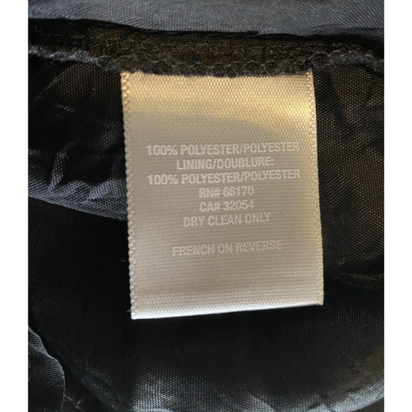 Sparkle & Fade Dark Dress Womens Size 0 Sleeveless Black Silky Sheath Dress - Picture 7 of 10